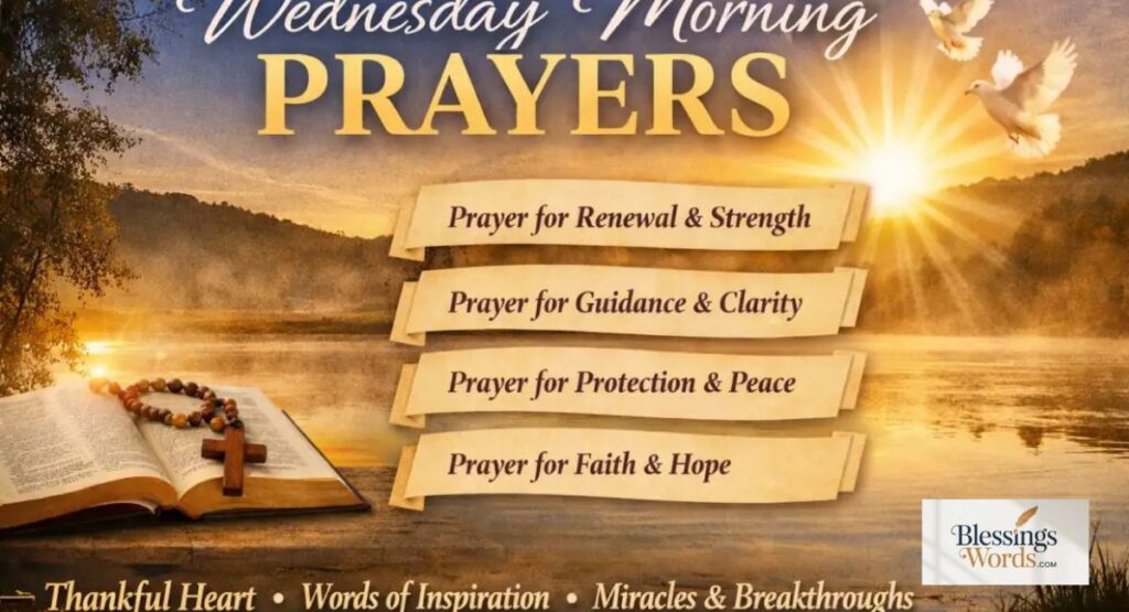 35+ Powerful Wednesday Prayers with Bible Verses for Peace & Strength