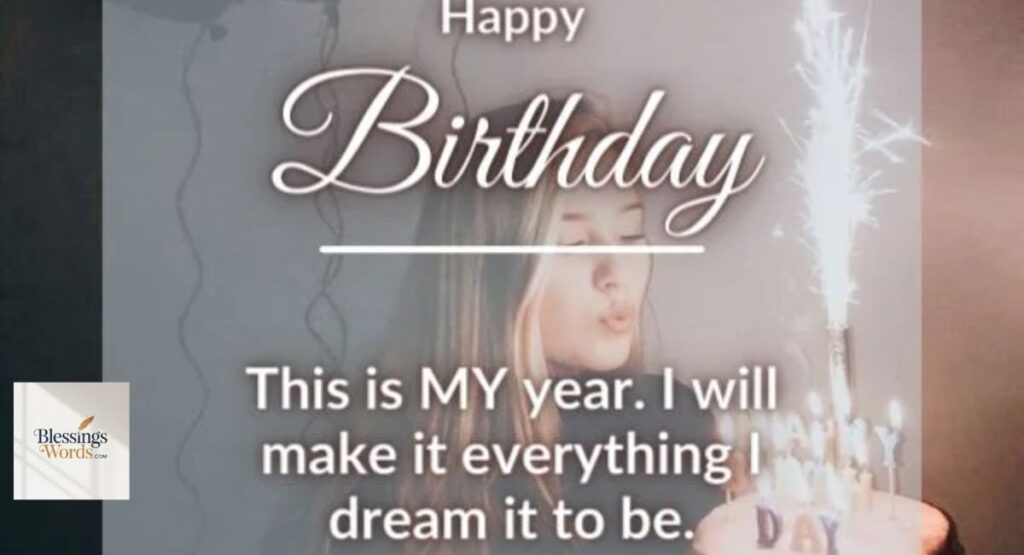 Blessing Birthday Wishes to Myself: Celebrate Your Day