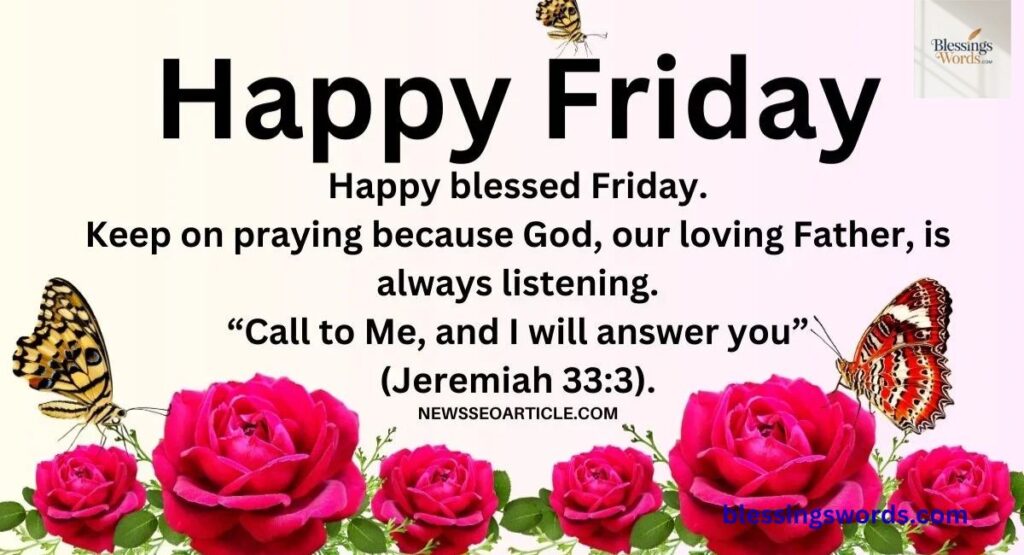 Good Morning Friday Blessings Images, Quotes, and Prayers