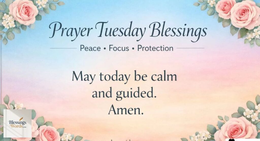 Tuesday Prayers and Blessings: Powerful Words for a Peaceful Day