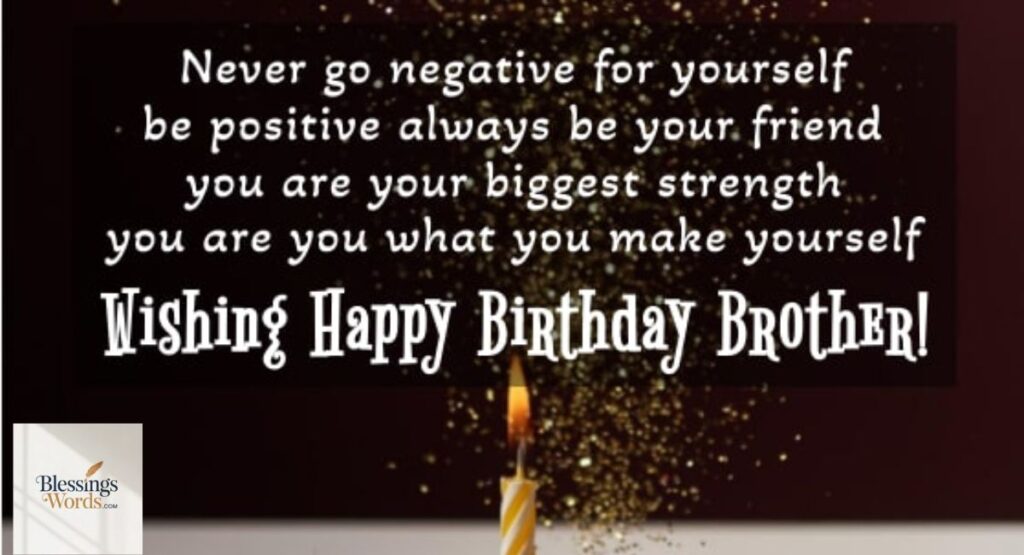 Birthday prayers for my brother