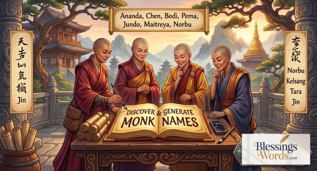 560+ Monk Names: The Ultimate Guide to Monk Name Ideas
