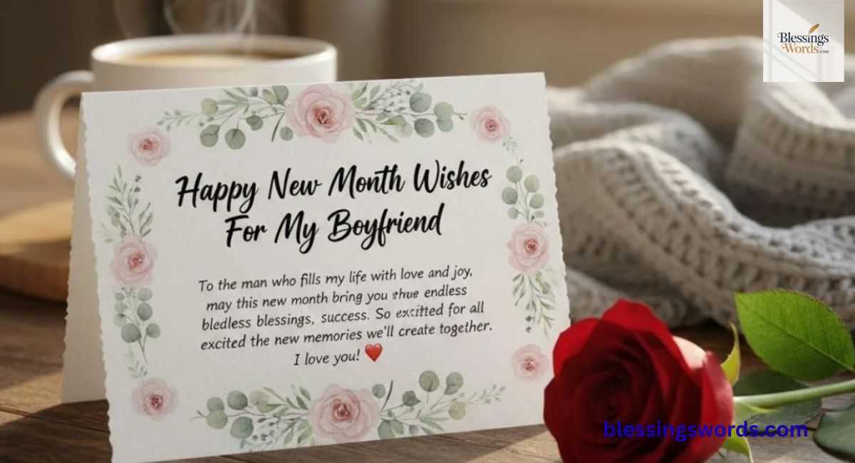 Best Happy New Month Wishes to My Boyfriend to Make Him Smile