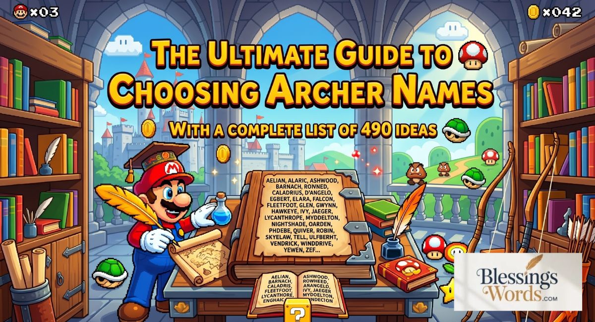 490 Archer Names: The Ultimate Guide to Choosing the Perfect Name for Your Archer Character