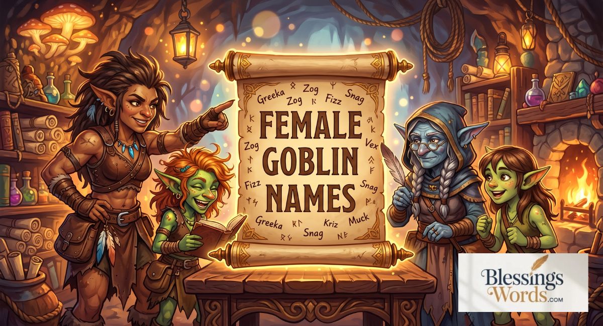 550+ Female Goblin Names: The Ultimate Guide for Fantasy Lovers