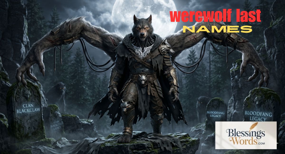 550+ Werewolf Last Names: Ultimate Guide to Powerful & Legendary Werewolf Names