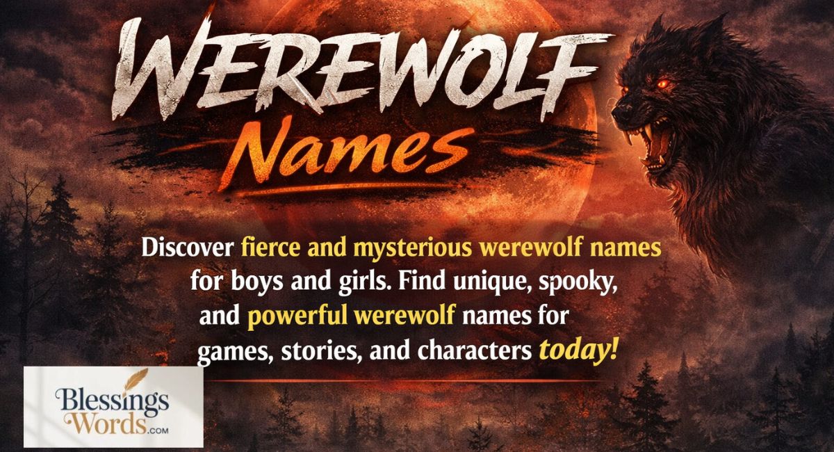 559 Werewolf Names: The Ultimate Guide to Fierce, Unique, and Powerful Names