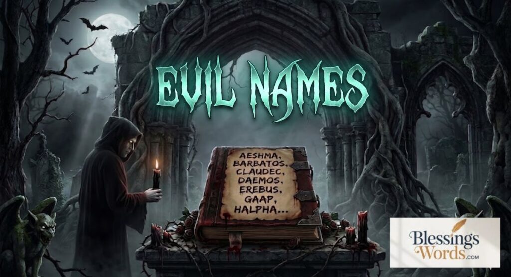 Vile Names 560+ Evil Names: Dark, Sinister & Villain Name Ideas for Powerful ...
