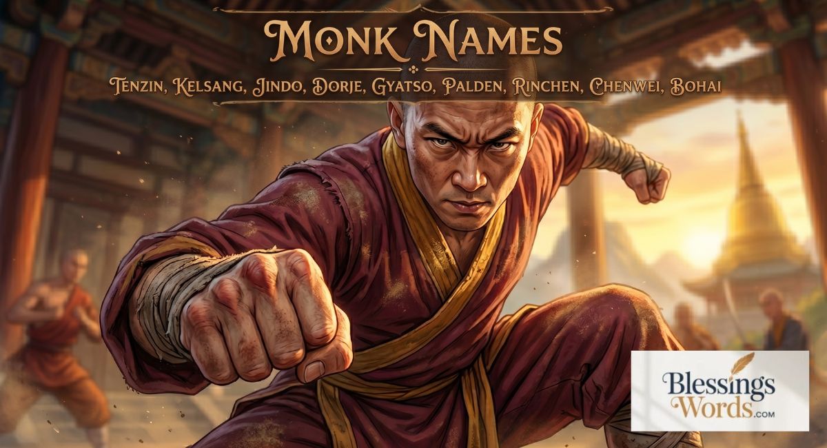 560+ Monk Names: The Ultimate Guide to Monk Name Ideas