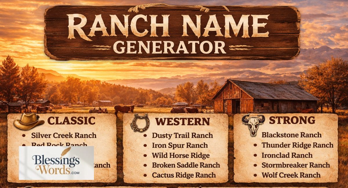 560+ Ranch Name Generator: Ultimate Ideas for Your American Ranch