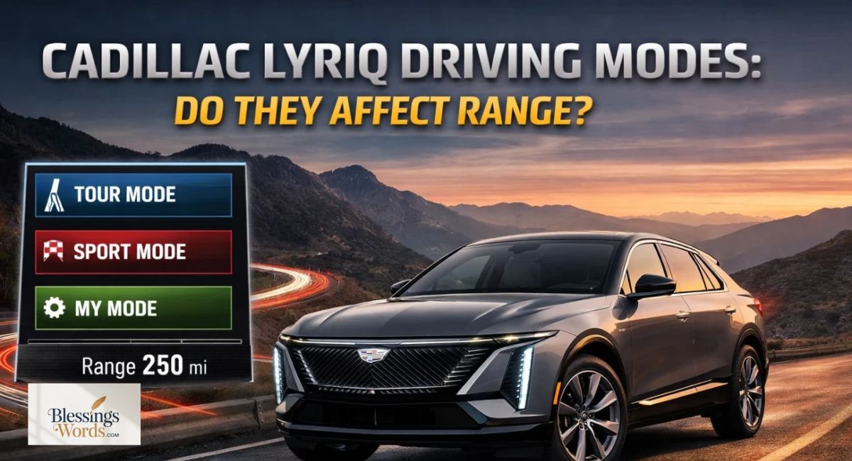 Do the Driving Modes in Cadillac LYRIQ Offer Different Ranges or Battery Usages?