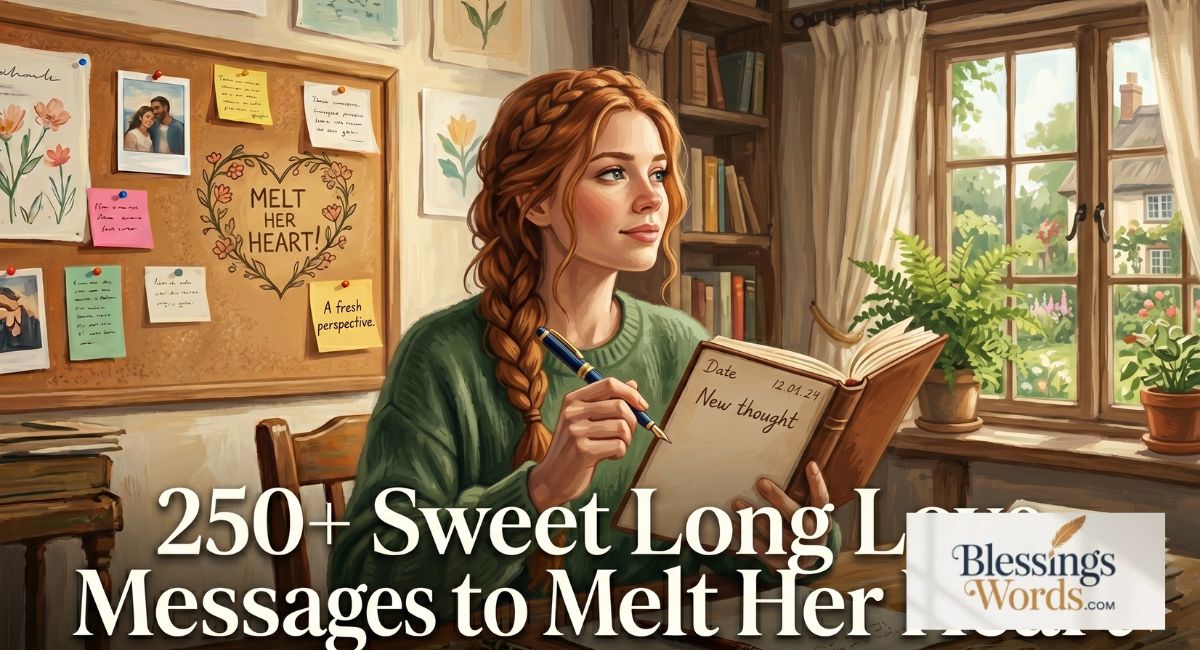 250+ Sweet Long Love Messages to Melt Her Heart