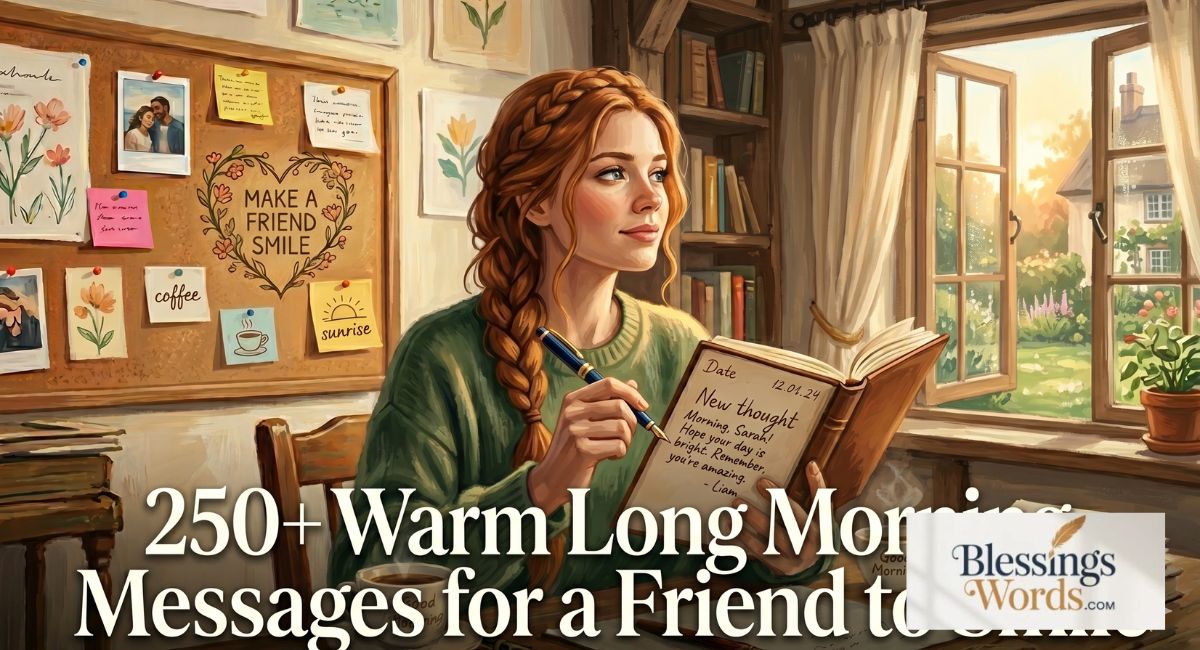 250+ Warm Long Morning Messages for a Friend to Smile