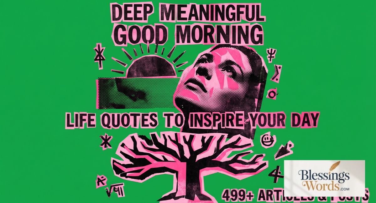 499+ Deep Meaningful Good Morning Life Quotes to Inspire Your Day