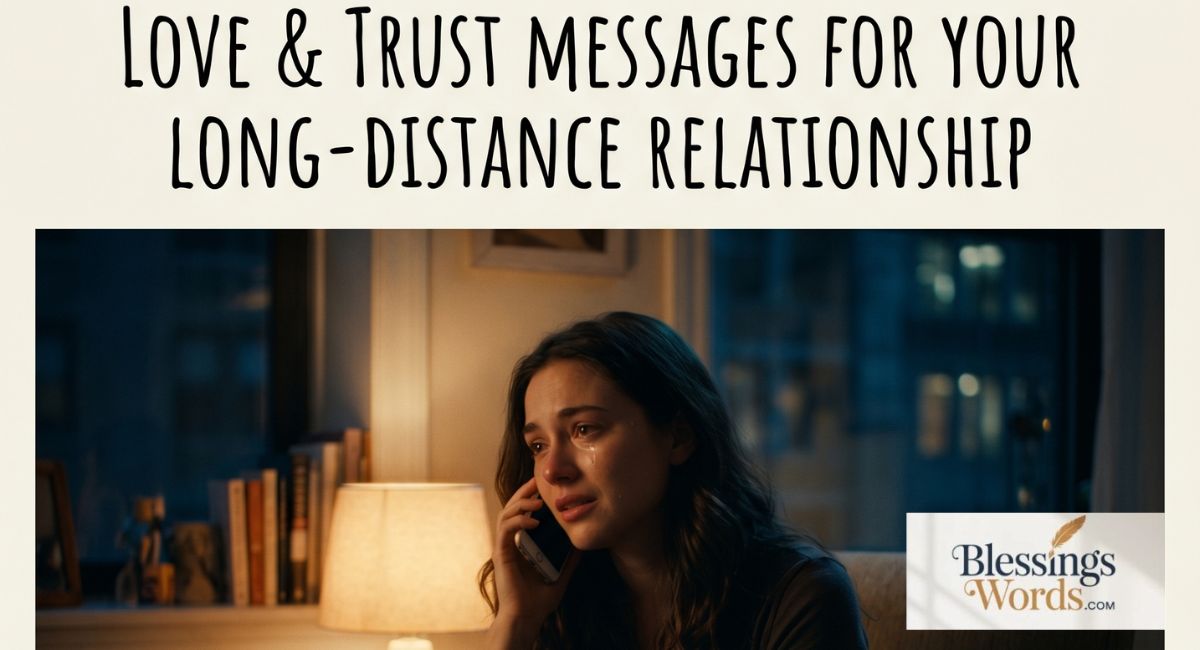 90 Heartfelt Love and Trust Messages for Your Long Distance Relationship