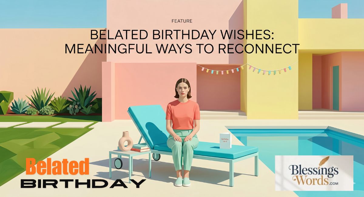 Belated Birthday Wishes: Meaningful Ways to Reconnect
